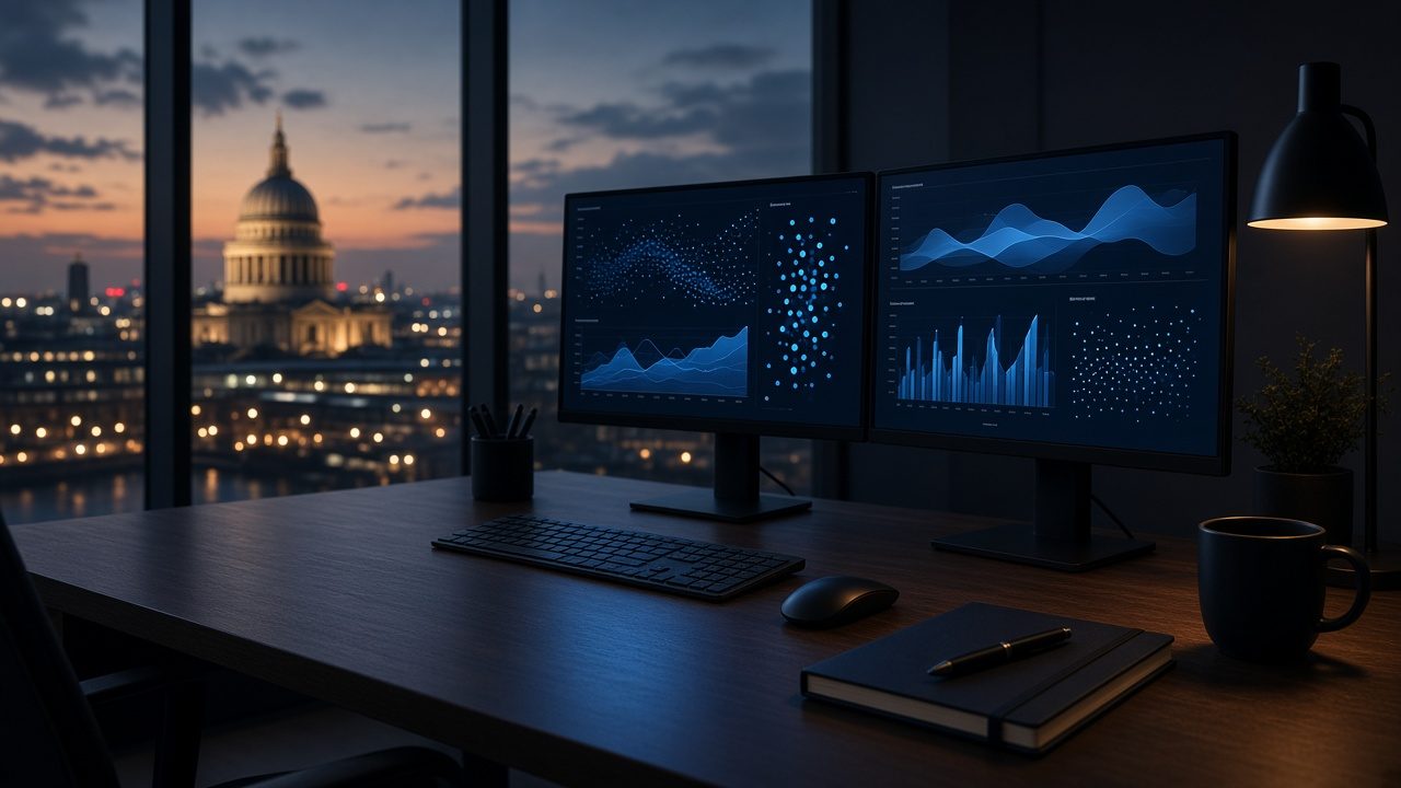 Screens showing cloud performance charts